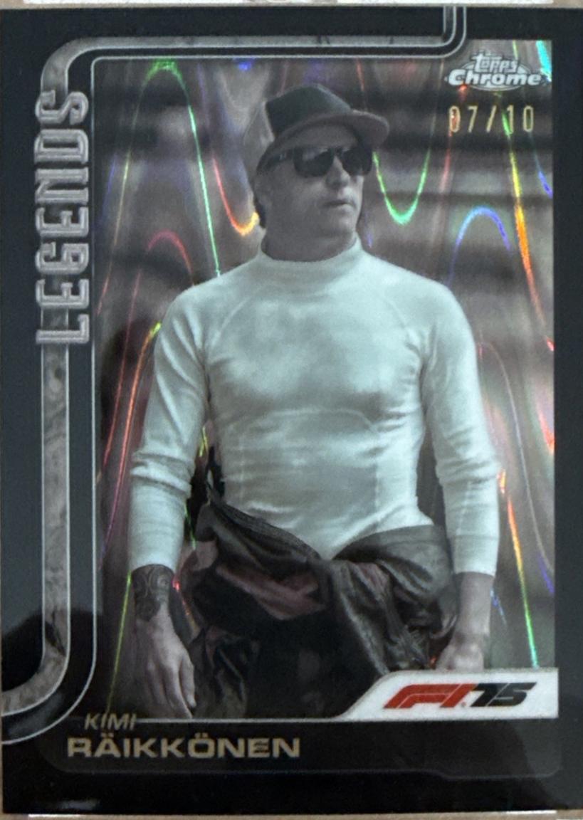 Kimi Raikkonen [Black Refractor] #157