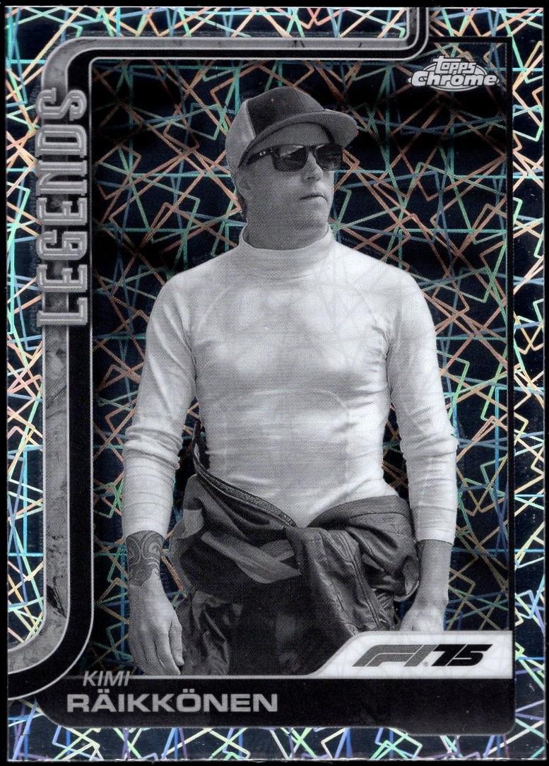 Kimi Raikkonen [Black White Lazer Refractor] #157