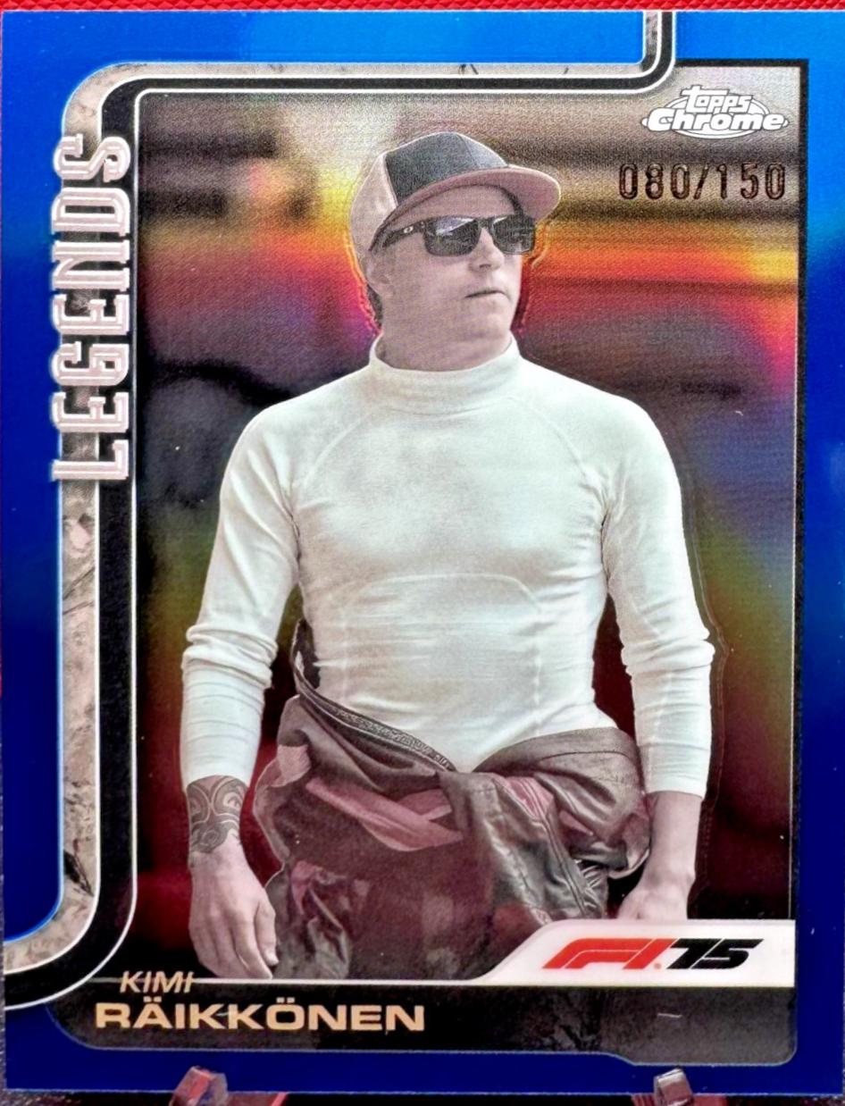 Kimi Raikkonen [Blue Refractor] #157