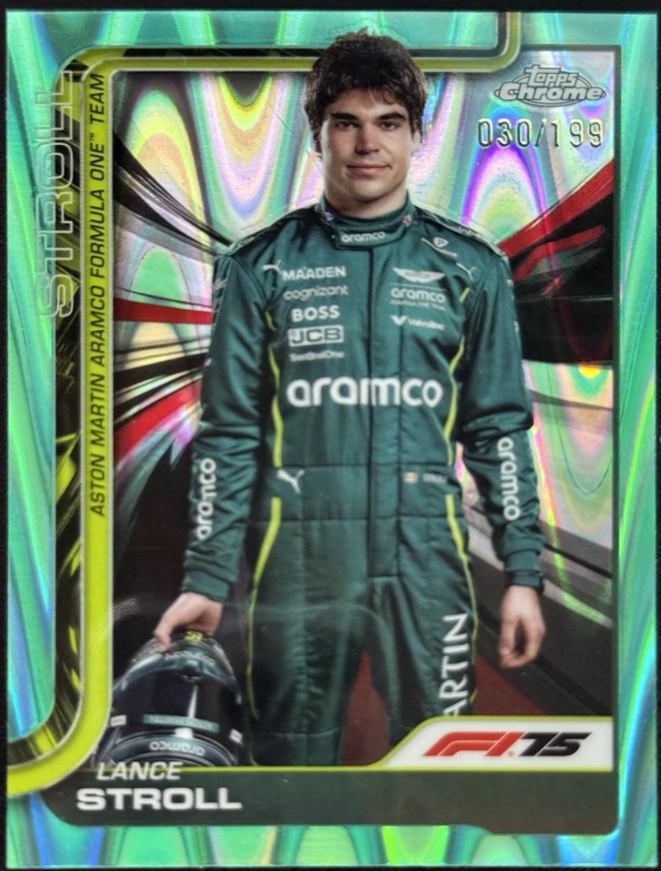Lance Stroll [Aqua Raywave Refractor] #10