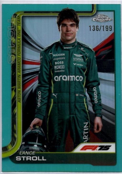 Lance Stroll [Aqua Refractor] #10