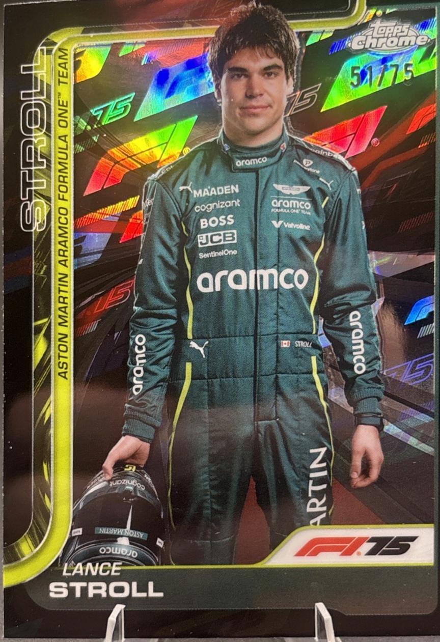 Lance Stroll [Black Refractor] #10