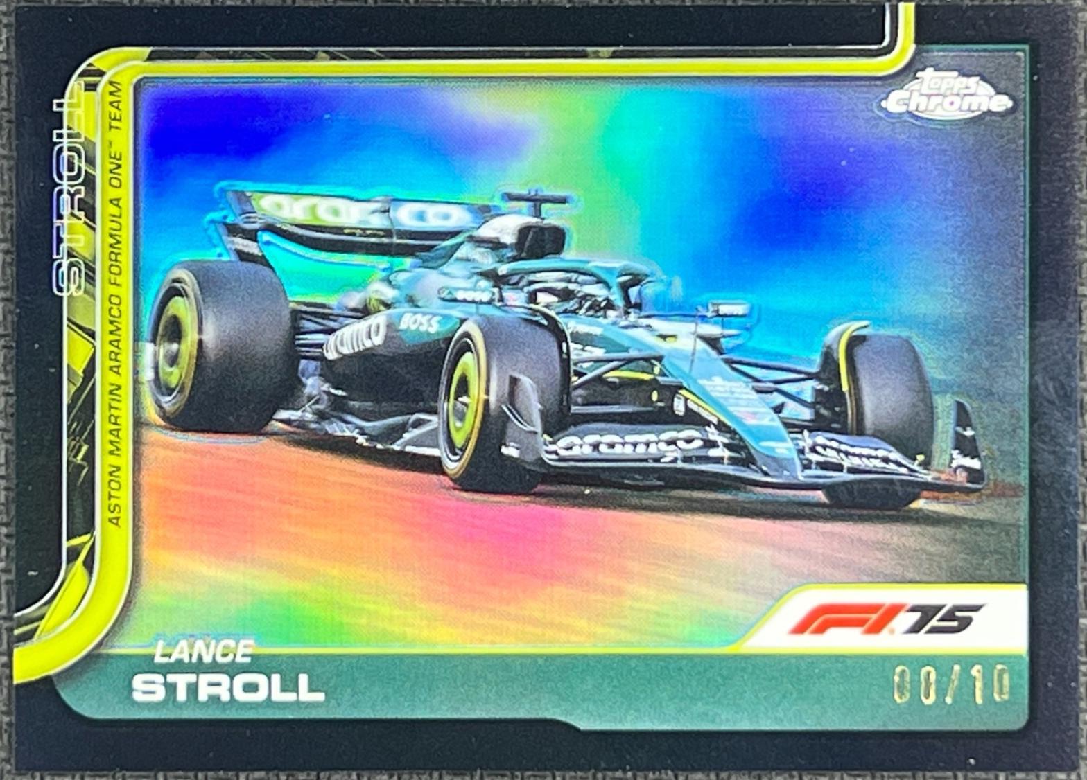 Lance Stroll [Black Refractor] #82