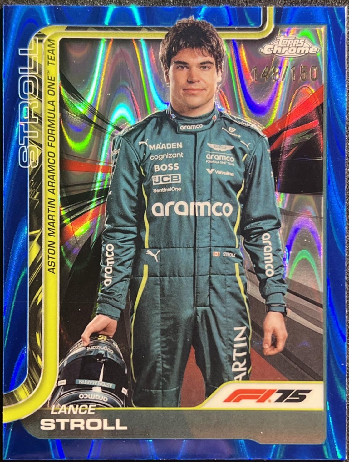Lance Stroll [Blue RayWave Refractor] #10