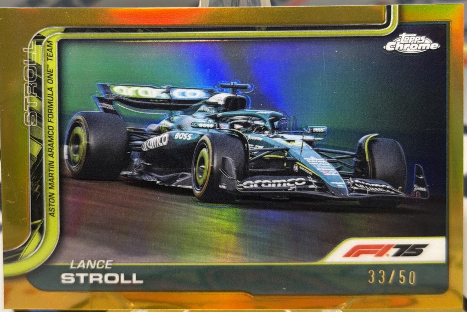 Lance Stroll [Gold Refractor] #82
