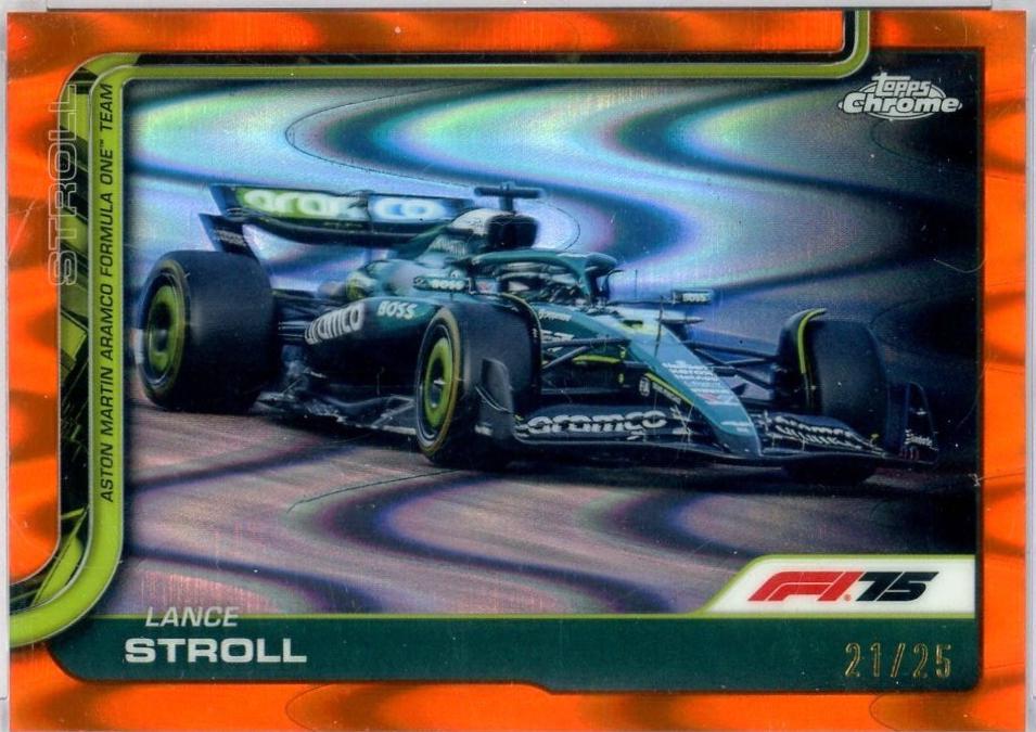 Lance Stroll [Orange RayWave Refractor] #82