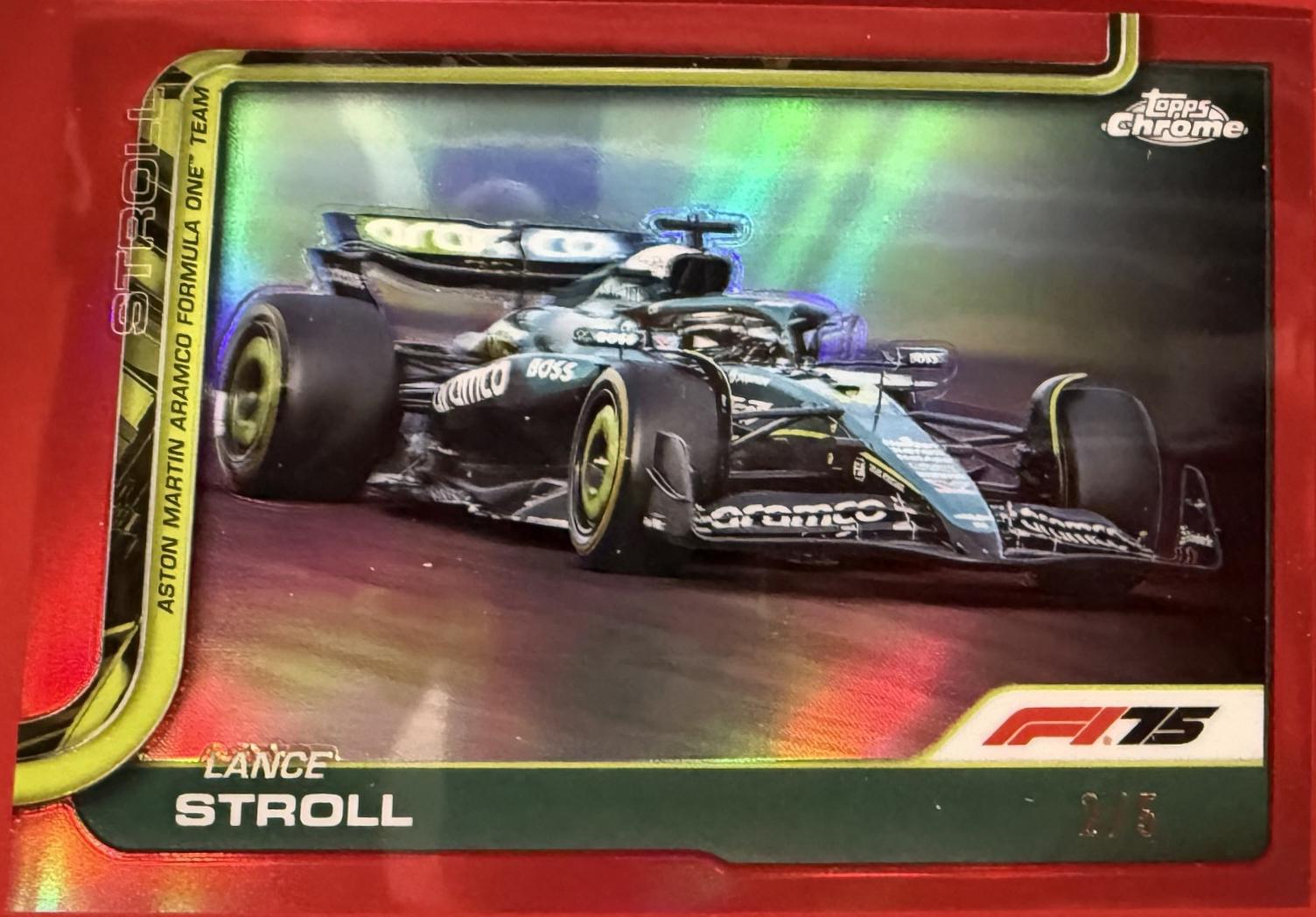 Lance Stroll [Red Refractor] #82