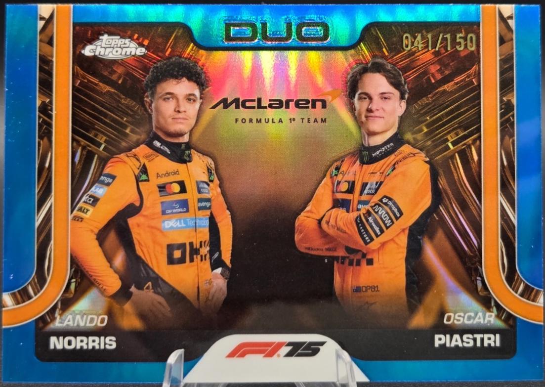 Lando Norris / Oscar Piastri [Blue Refractor] #166