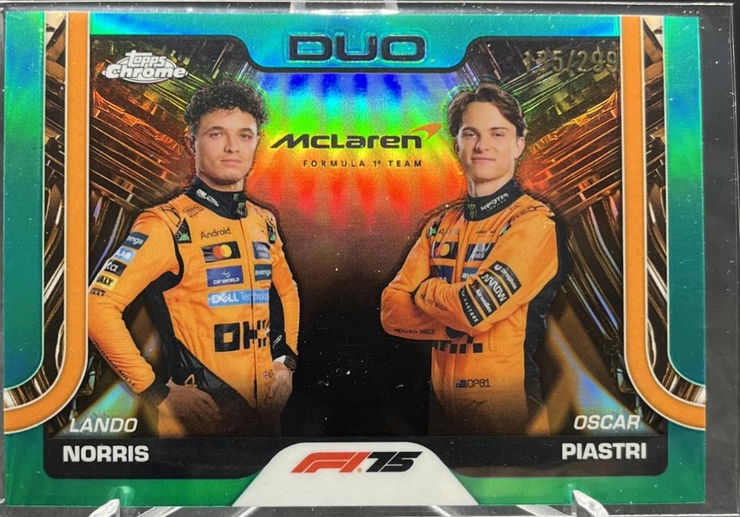 Lando Norris / Oscar Piastri [Teal Refractor] #166