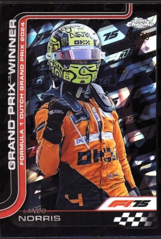 Lando Norris [75th Anniversary Refractor] #107