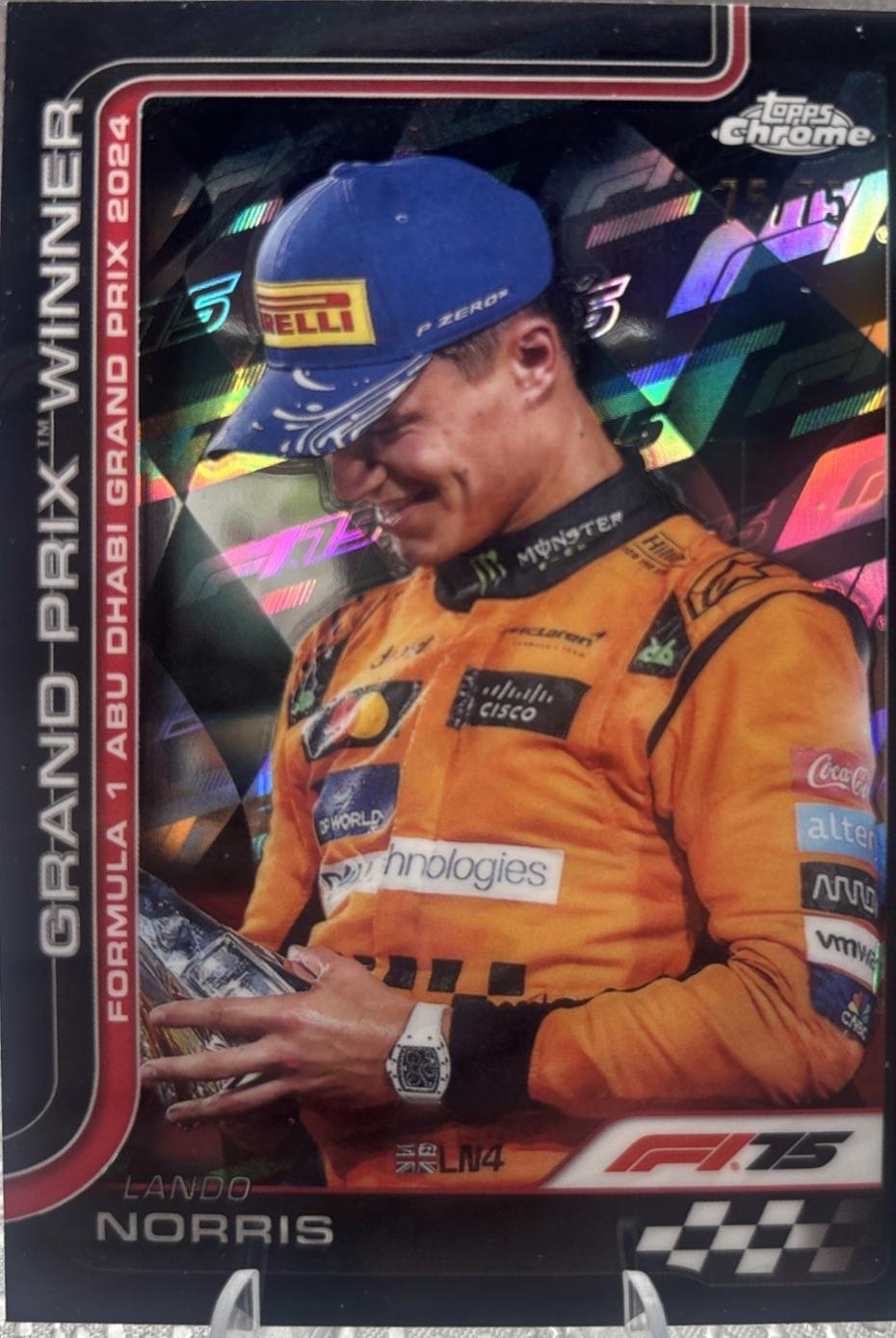 Lando Norris [75th Anniversary Refractor] #116
