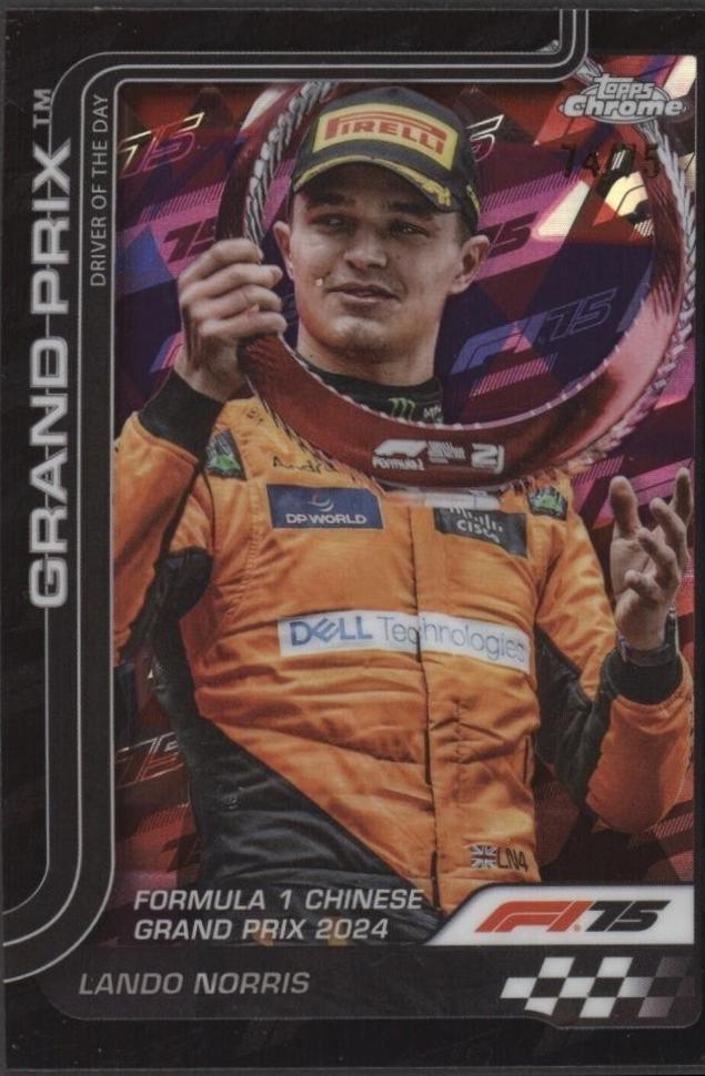 Lando Norris [75th Anniversary Refractor] #126