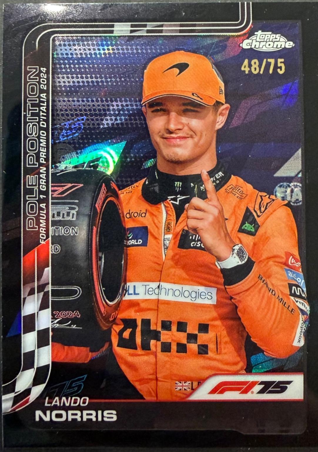 Lando Norris [75th Anniversary Refractor] #128