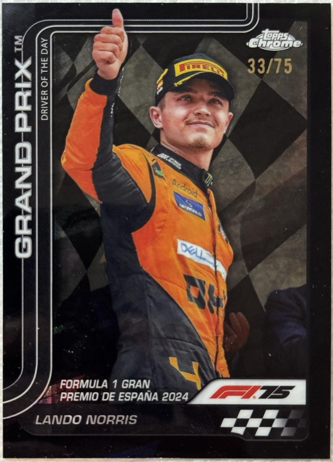 Lando Norris [75th Anniversary Refractor] #131