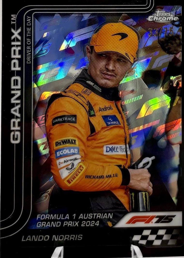 Lando Norris [75th Anniversary Refractor] #132