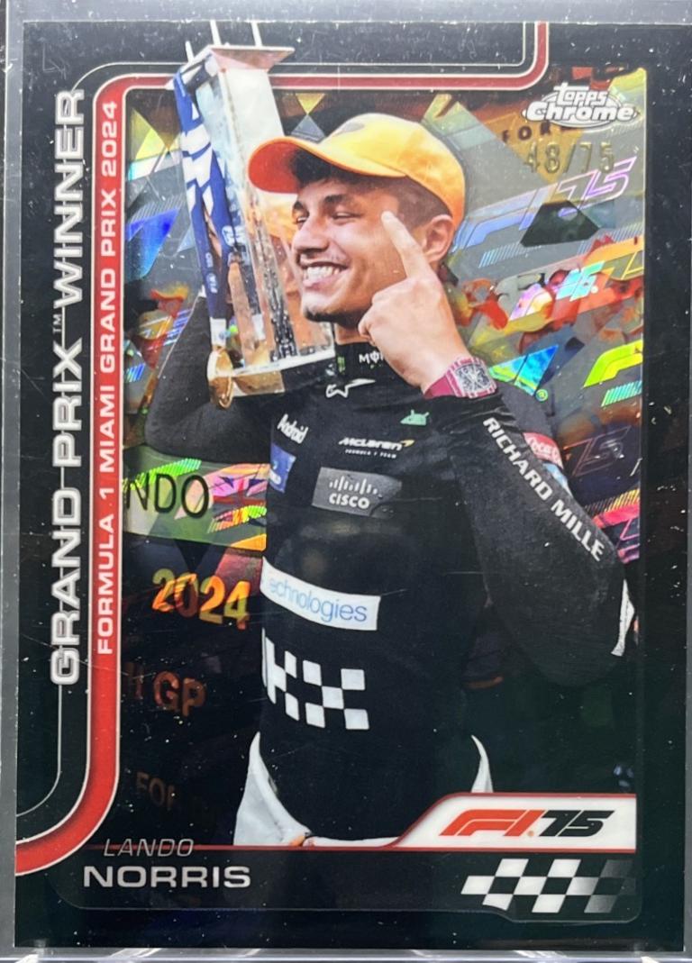 Lando Norris [75th Anniversary Refractor] #98