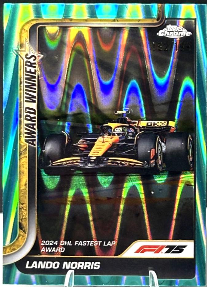 Lando Norris [Aqua Refractor] #147