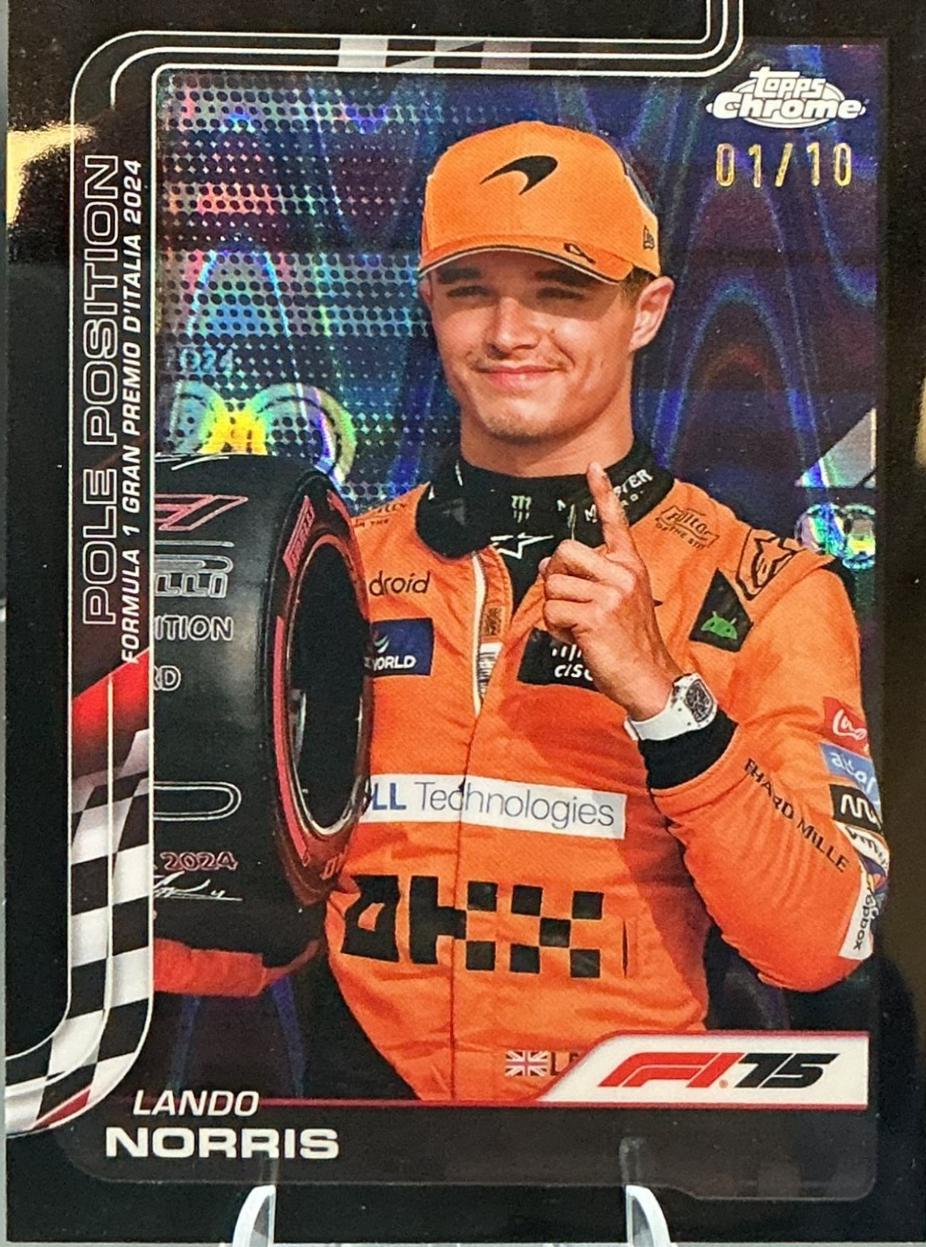 Lando Norris [Black RayWave Refractor] #120