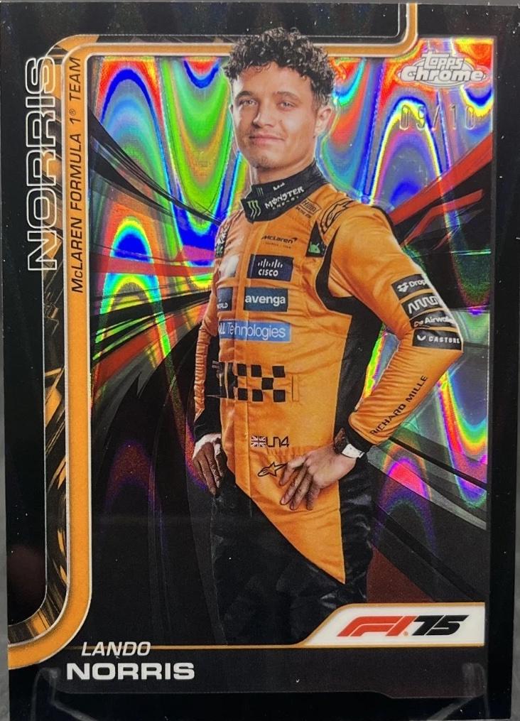 Lando Norris [Black RayWave Refractor] #5