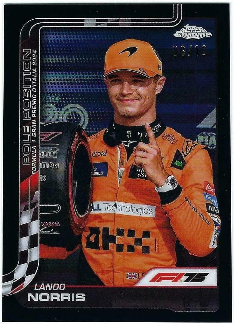 Lando Norris [Black Refractor] #120