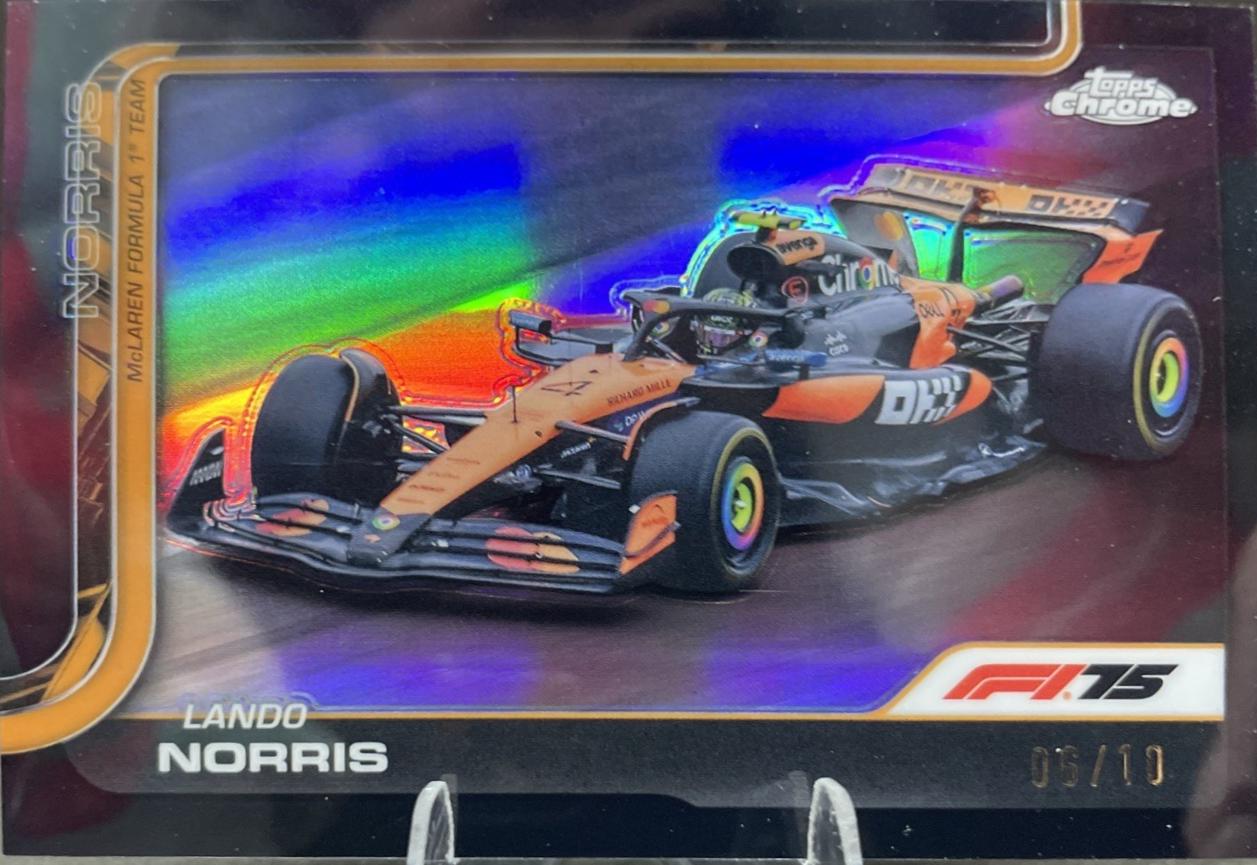 Lando Norris [Black Refractor] #77