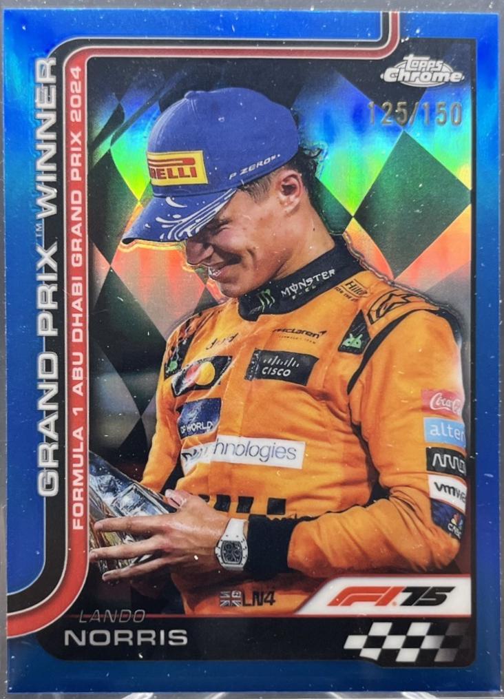Lando Norris [Blue Refractor] #116