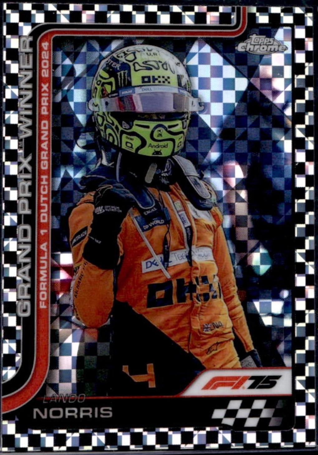 Lando Norris [Checker Flag Refractor] #107
