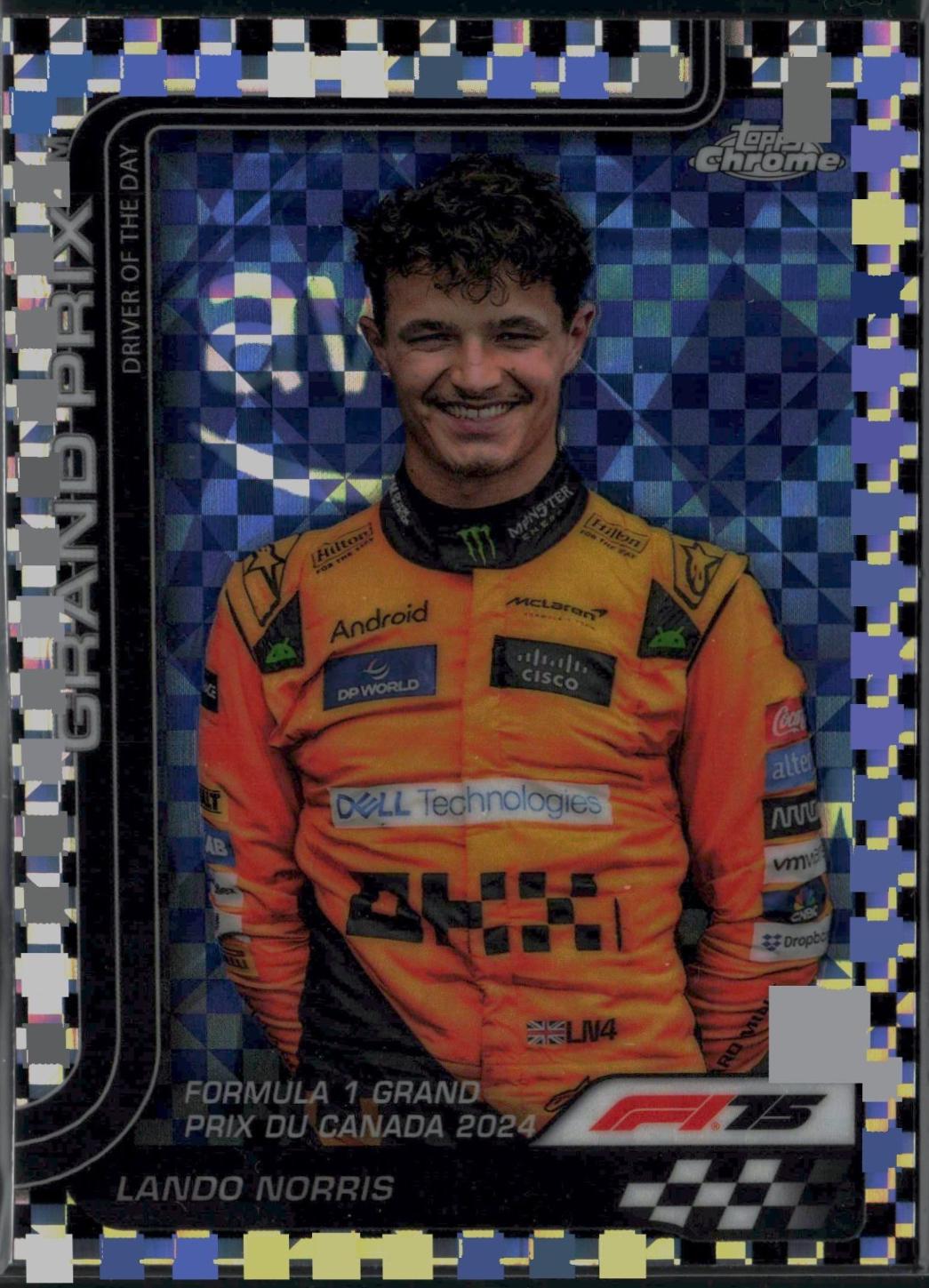 Lando Norris [Checker Flag Refractor] #130