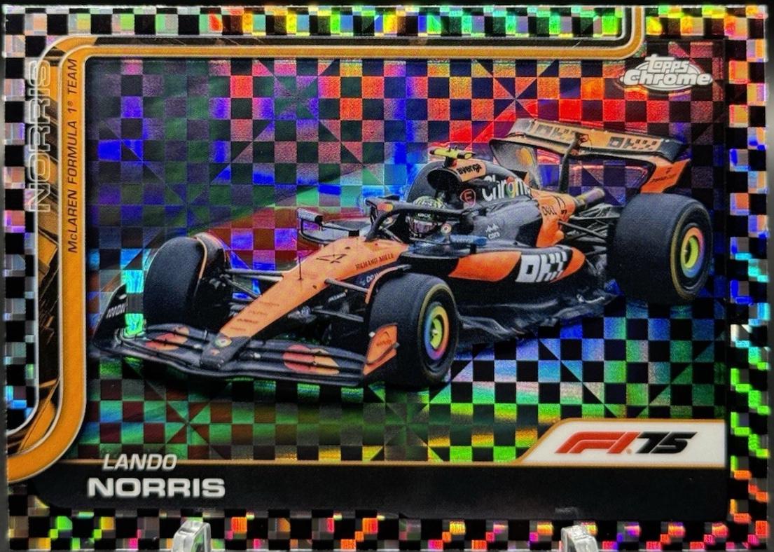 Lando Norris [Checker Flag Refractor] #77