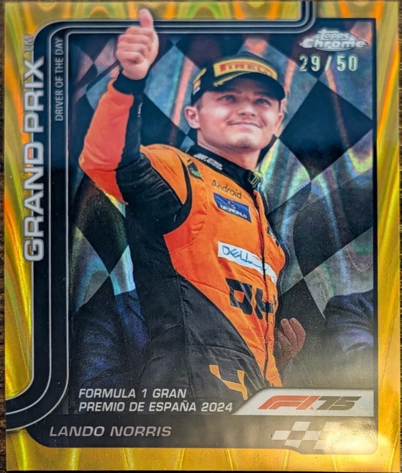 Lando Norris [Gold RayWave Refractor] #131