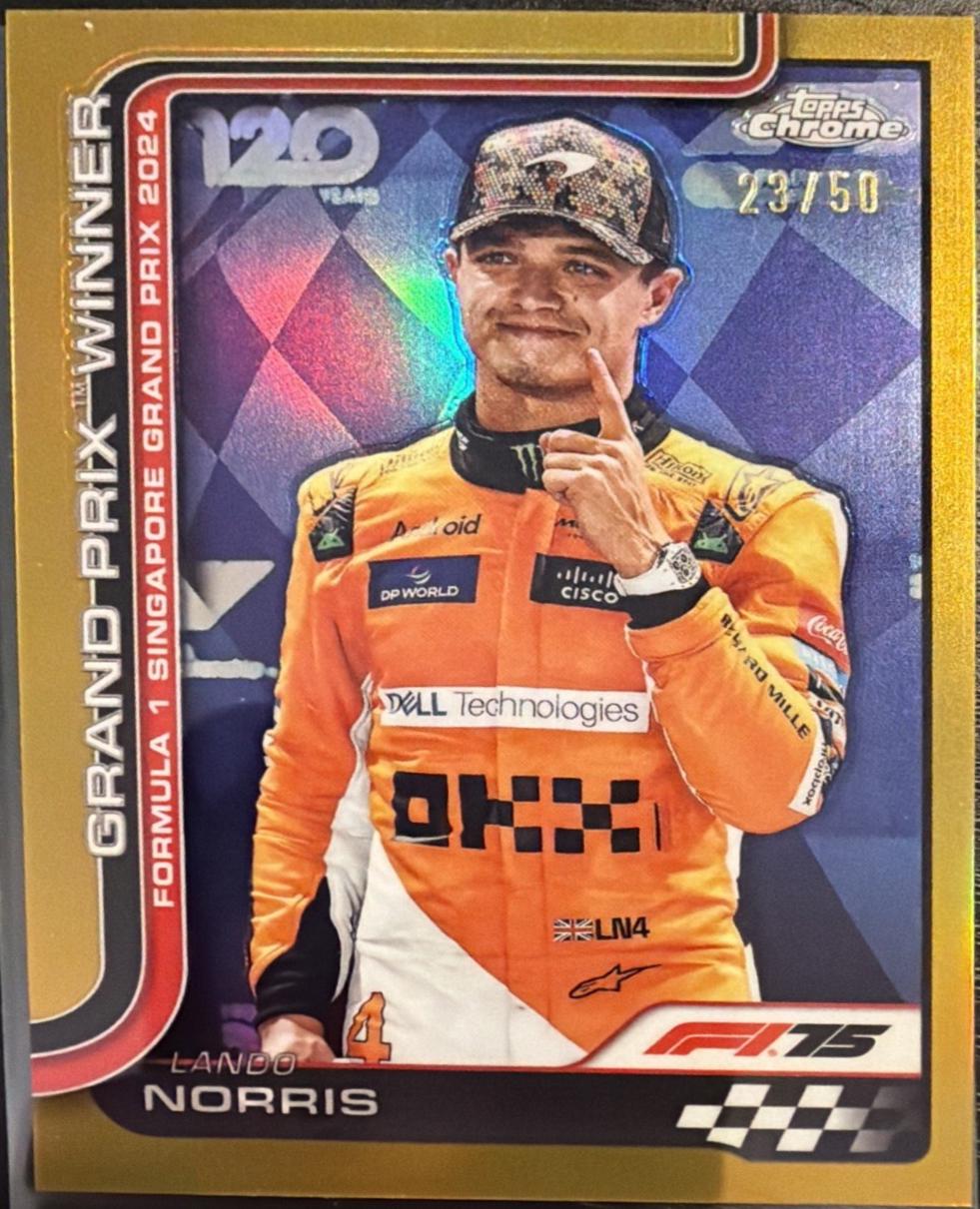 Lando Norris [Gold Refractor] #110