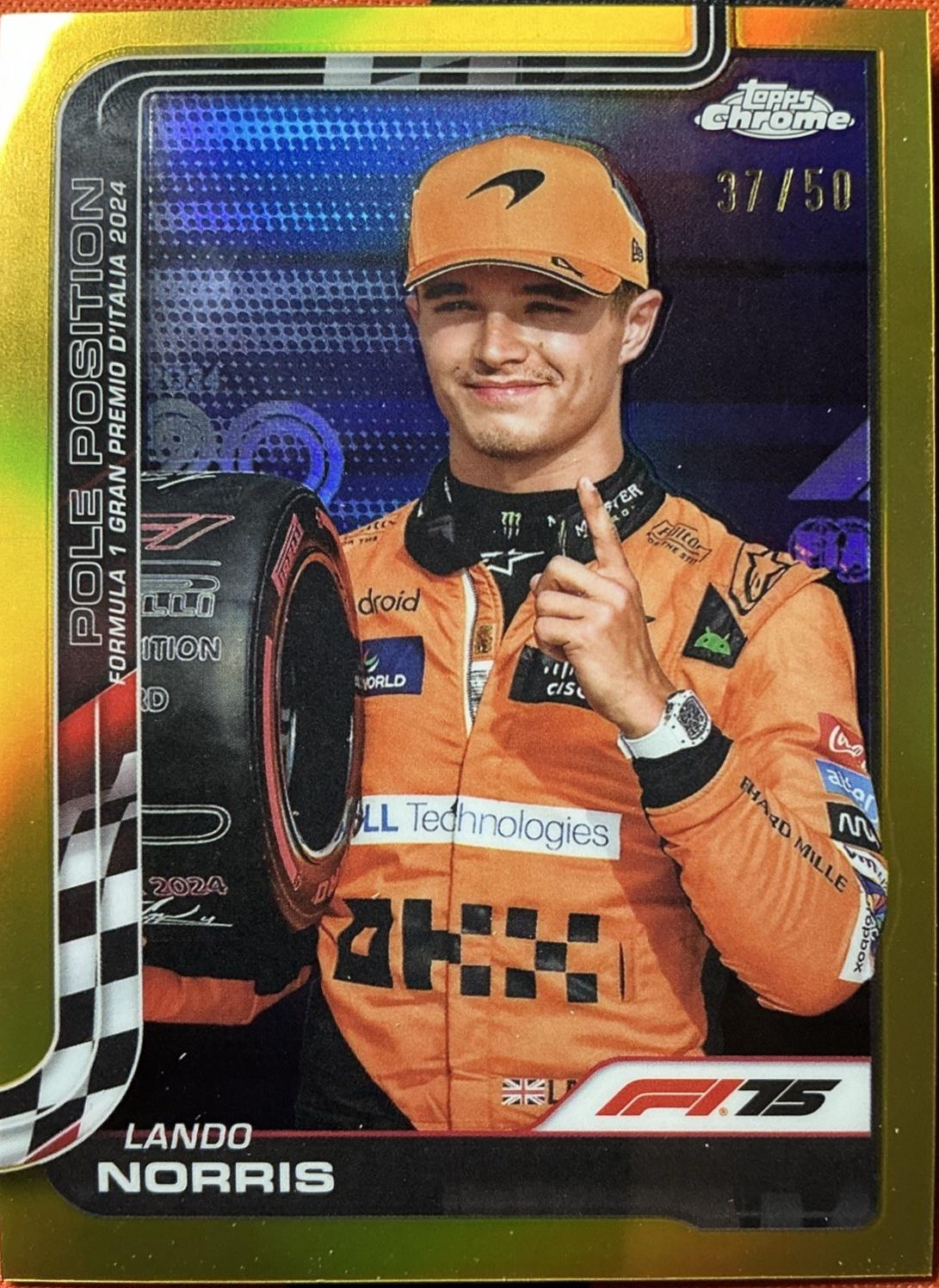 Lando Norris [Gold Refractor] #120