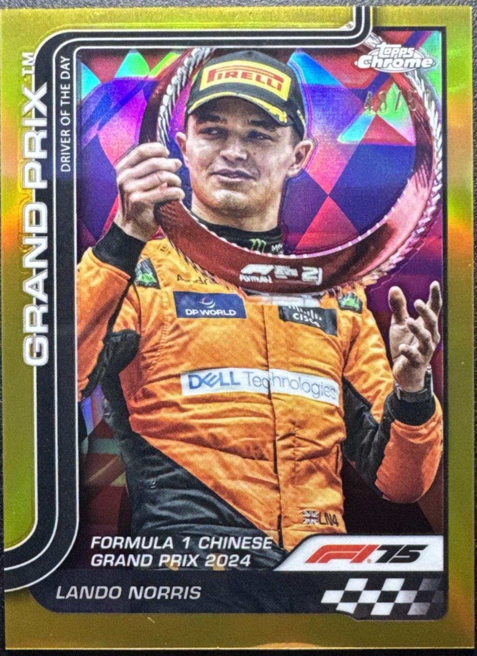 Lando Norris [Gold Refractor] #126