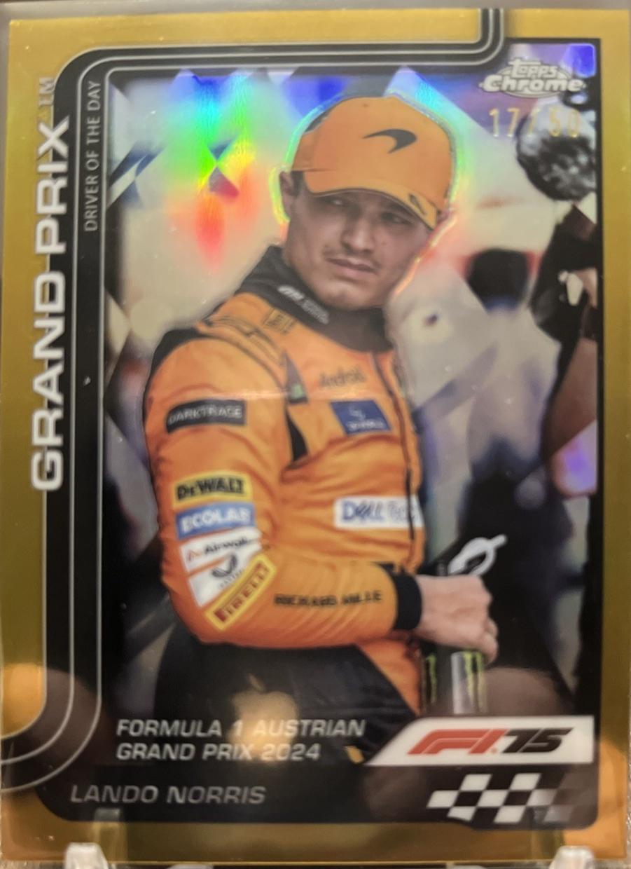 Lando Norris [Gold Refractor] #132