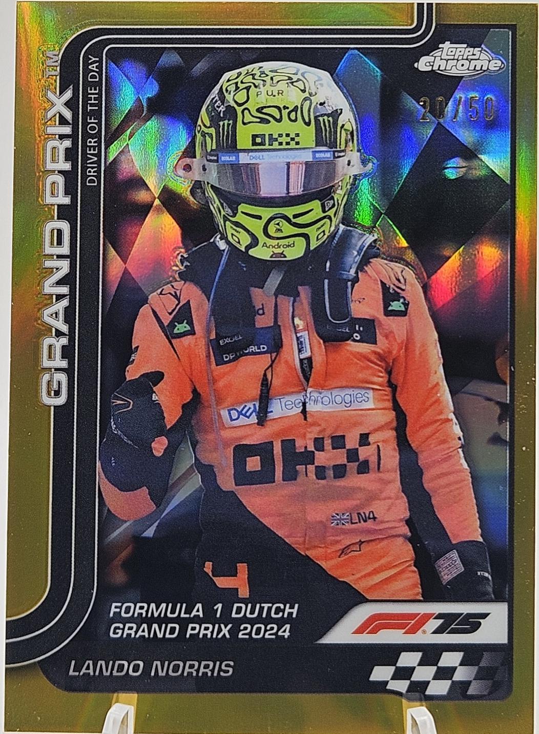 Lando Norris [Gold Refractor] #136