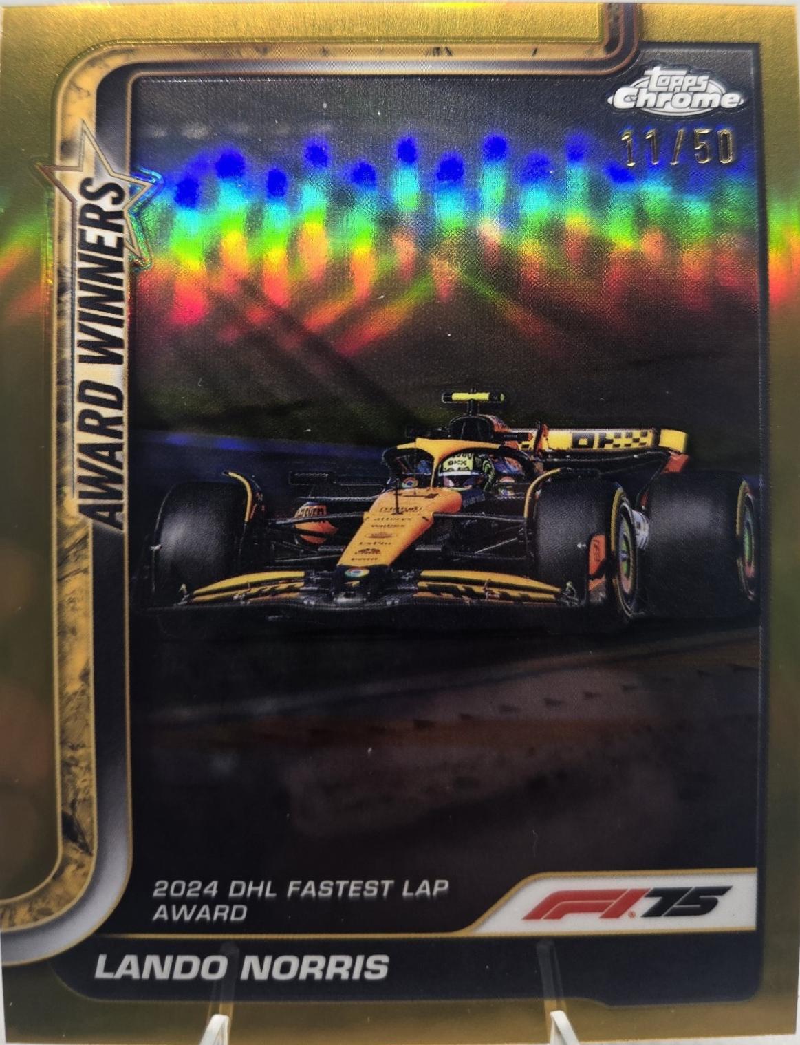 Lando Norris [Gold Refractor] #147