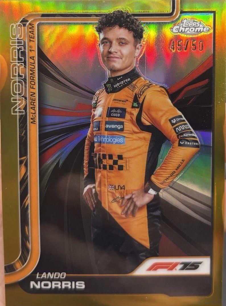 Lando Norris [Gold Refractor] #5