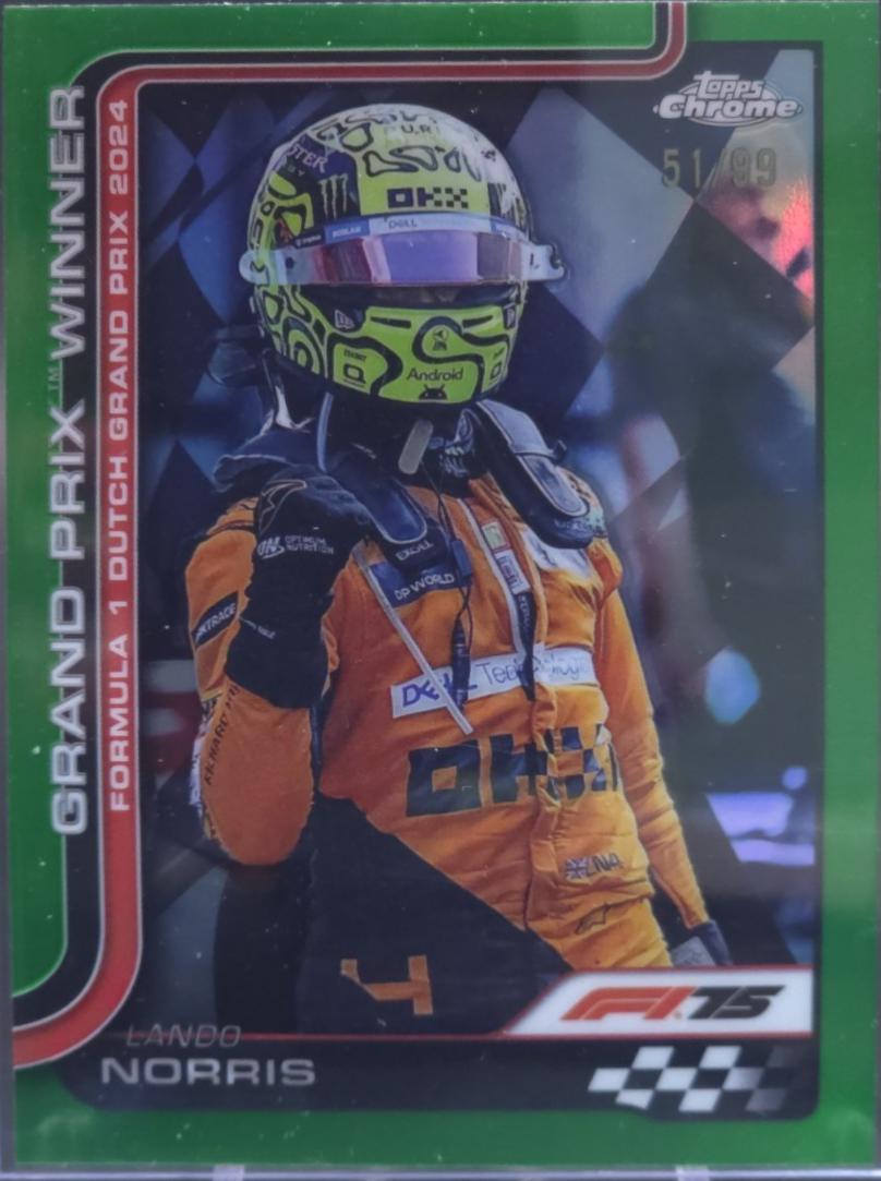 Lando Norris [Green Refractor] #107