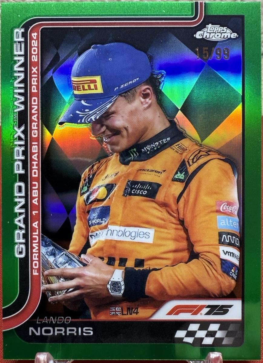 Lando Norris [Green Refractor] #116