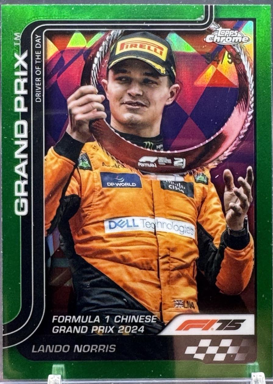 Lando Norris [Green Refractor] #126