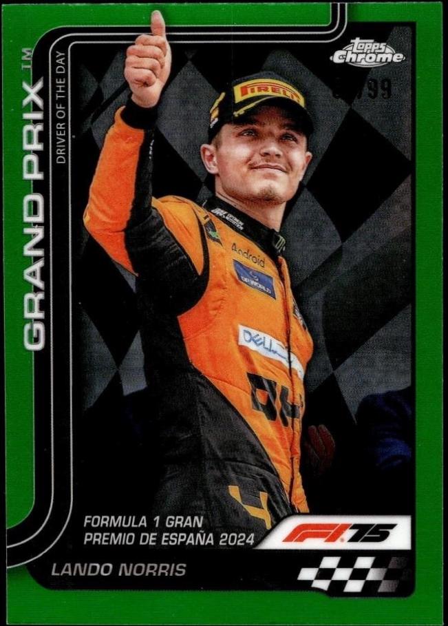 Lando Norris [Green Refractor] #131