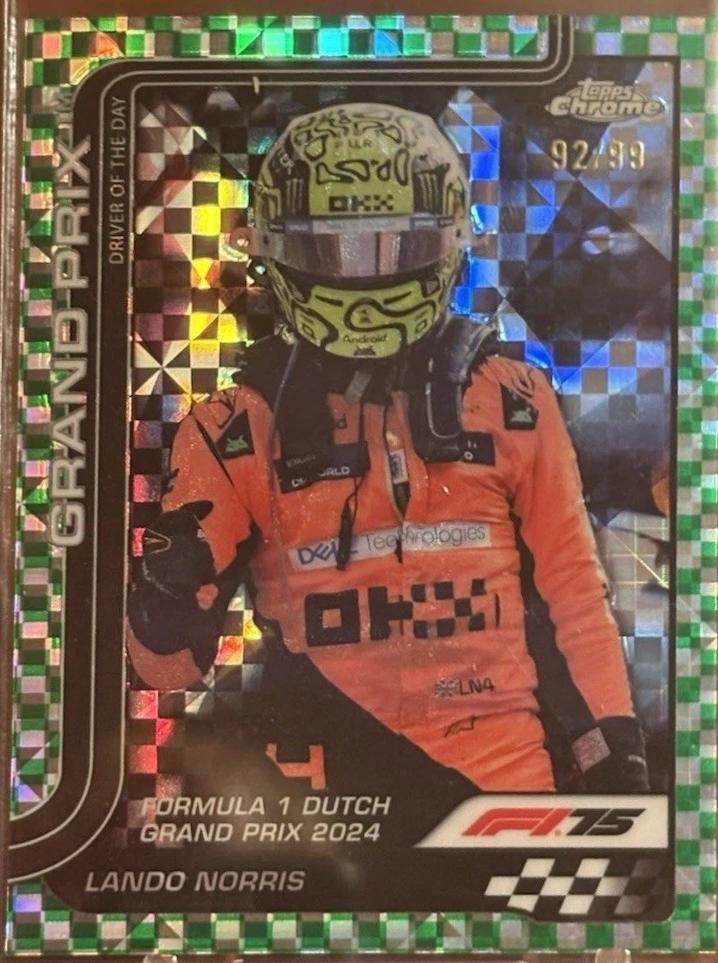 Lando Norris [Green Refractor] #136