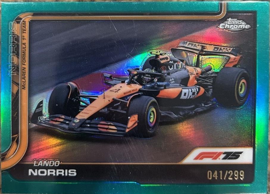 Lando Norris [Green Refractor] #77
