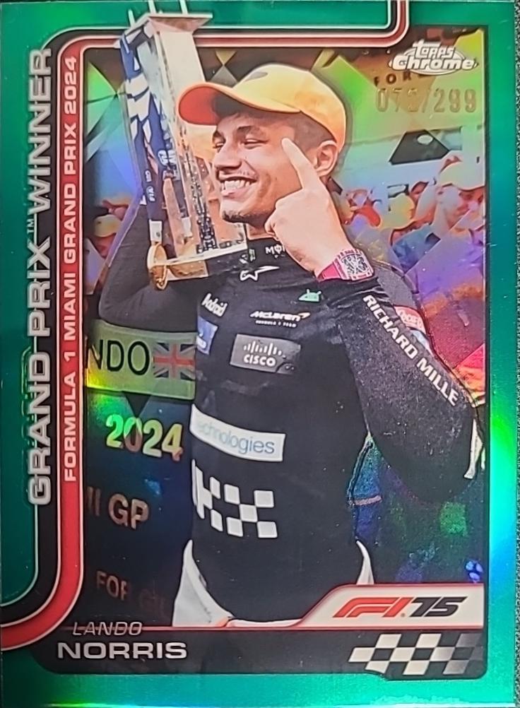 Lando Norris [Green Refractor] #98
