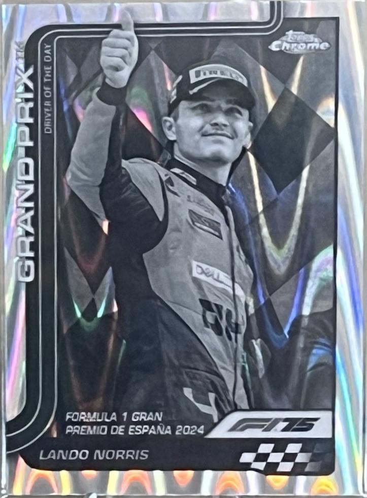 Lando Norris [Orange RayWave Refractor] #131