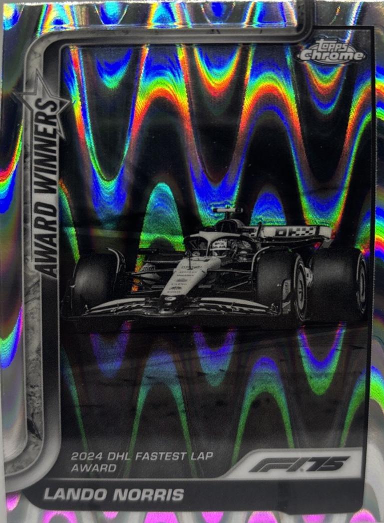 Lando Norris [Orange RayWave Refractor] #147