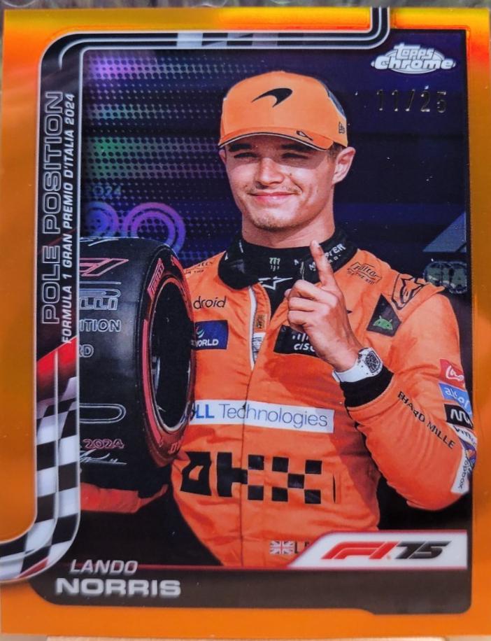 Lando Norris [Orange Refractor] #120