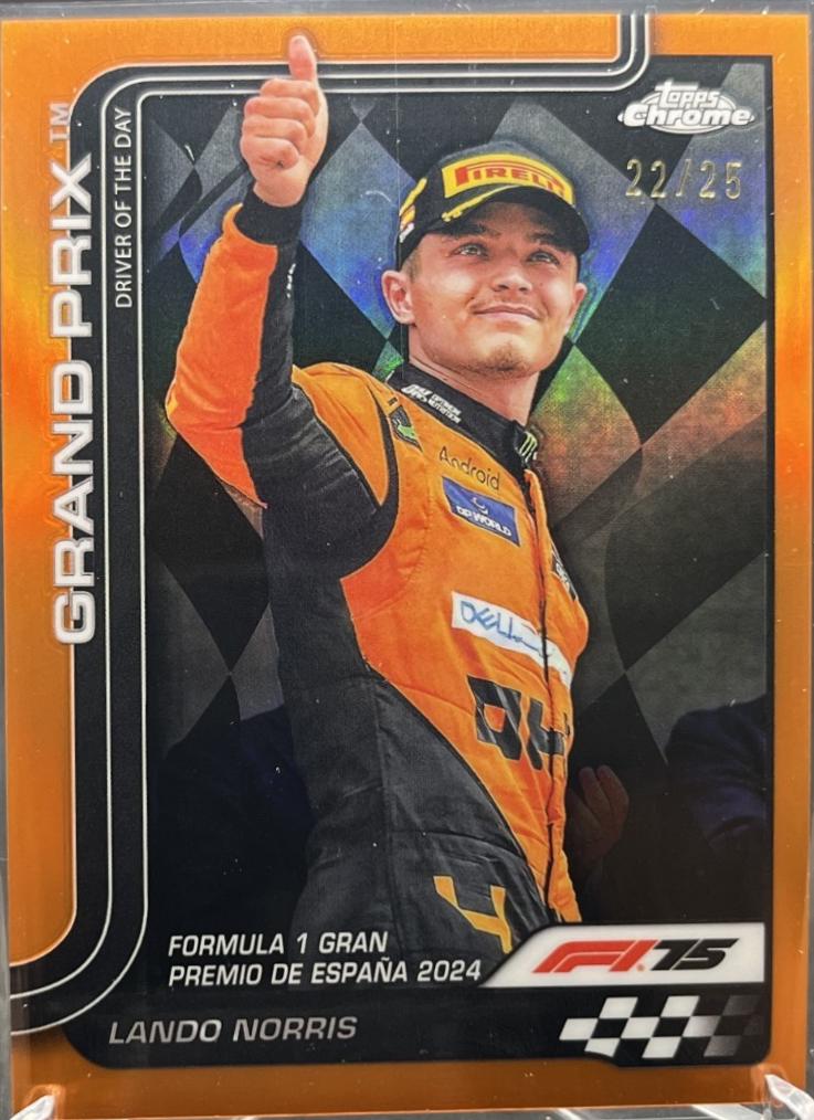 Lando Norris [Orange Refractor] #131