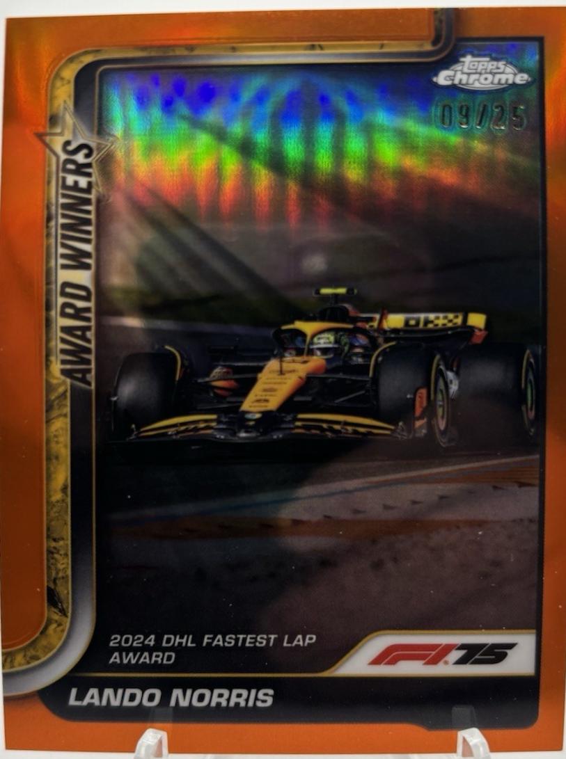 Lando Norris [Orange Refractor] #147