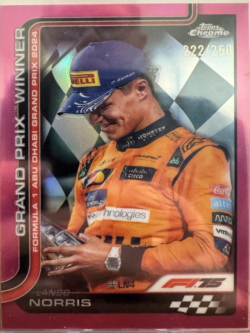 Lando Norris [Pink Refractor] #116